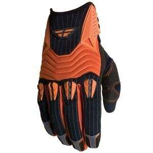  Fly Racing Evolution Gloves   2008   Small/Copper/Charcoal 