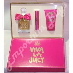 Viva La Juicy By Juicy Couture 3 Piece Luxe Gift Set ($131 
