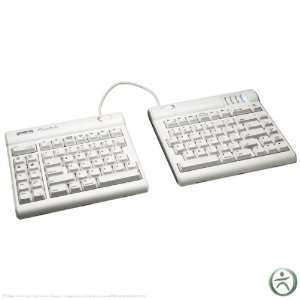  Kinesis Freestyle Solo Ergonomic Keyboard for Mac   White 