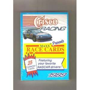  1989 Maxx Race Cards/Crisco Racing Nascar Complete Set 