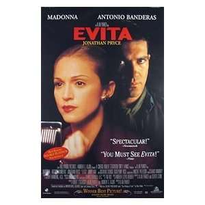 (27x40) Evita Movie Madonna Antonio Banderas Original 
