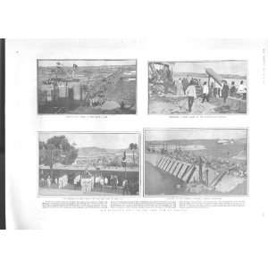  KhediveS Vist Nile Dam Assouan 1902 Antique Print