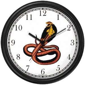  King Cobra Snake Animal Wall Clock by WatchBuddy 