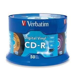  Verbatim Digital Vinyl 16x CD R Media (94587 )   Office 