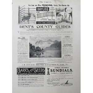   1902 Advertisement Fencing Sundials Garden Seeds Gates