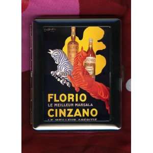  Florio Cinzano Vintage Cappiello ID CIGARETTE CASE Health 