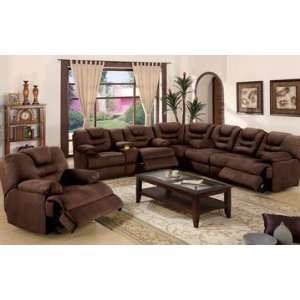 Los Angeles Recliner Sectional Sofa Set
