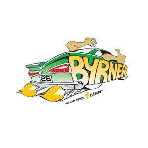  Thor Motocross Rider Patch Decals   5/Byrne: Automotive