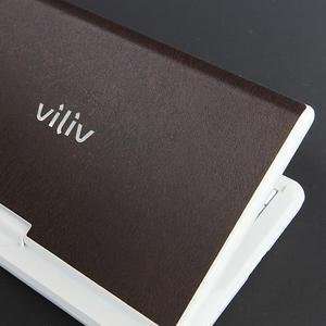  Viliv S7 Laptop Cover Skin [Brown Leather] Electronics