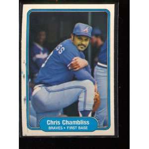  1982 Fleer #433 Chris Chambliss Sports Collectibles