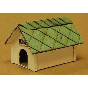  GCLaser O Scale Laser Cut Dog House Kit (2): Toys & Games