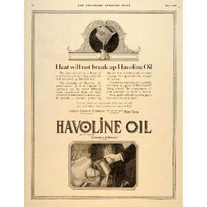   Ad Havoline Oil Indian Refining Motor Automobile   Original Print Ad