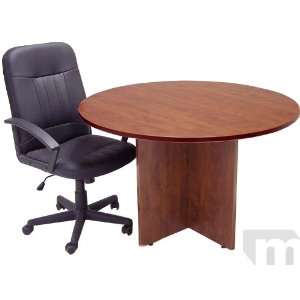    48 Round Cherry Laminate Conference Table