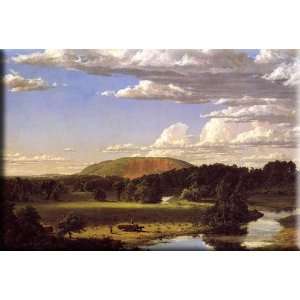   Rock, New Haven 16x11 Streched Canvas Art by Church, Frederic Edwin
