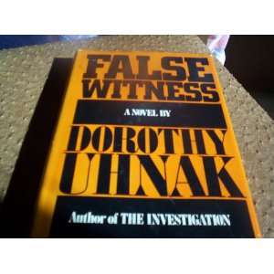  False Witness Dorothy Uhnak Books