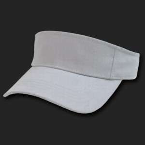 New GRAY GREY Sports Visor Golf Tennis Sun Cap Hat  