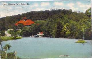 Butler, PA, Alameda Park, Lake  