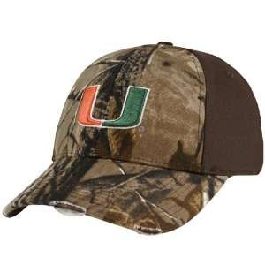 Nike Miami Hurricanes Real Tree Camo Flex Fit Hat  Sports 