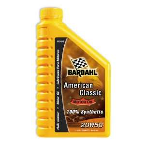 Bardahl 6360 American Classic 20W50 100% Synthetic Motor Oil   1.057 