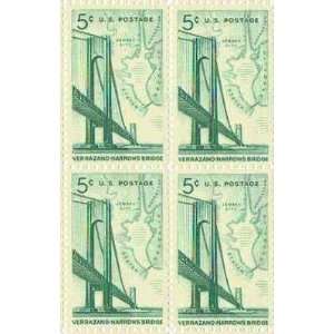 Verrazano Narrows Bridge Set of 4 x 5 Cent US Postage Stamps NEW Scot 