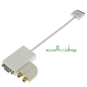 Apple iPad Dock Connector to VGA Adapter & Audio output  
