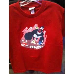 M&Ms Big Monkey Scare Red T Shirt (KIDS EXTRA LARGE 