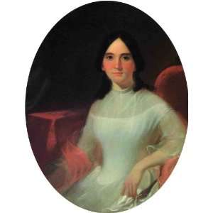   George Caleb Bingham   32 x 42 inches   Portrait of Mrs. George Cale