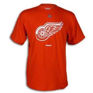   Wings Official NHL Winged Wheel T Shirt by Reebok