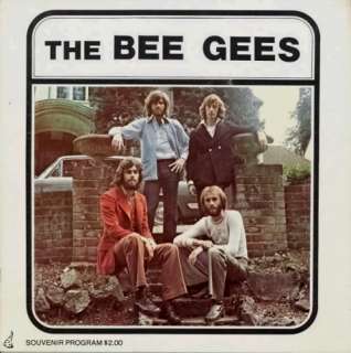 BEE GEES 1971 TRAFALGAR U.S. TOUR CONCERT PROGRAM BOOK  