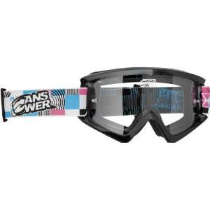  Answer Racing Apex Checkers Goggles   Black Automotive