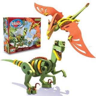 Bloco Toys Inc Velociraptor and Pterosaur
