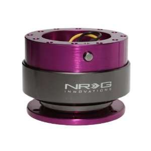NRG Steering Wheel Quick Release Kit   Gen 2.0   Purple   Part # SRK 