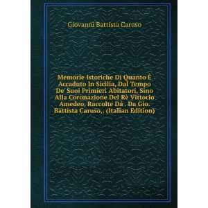   ,. (Italian Edition) Giovanni Battista Caruso  Books