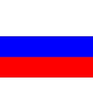  Russia Flag Pack of 12 Gift Tags