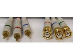 Component Video (RGB) Cable   RCA to BNC   M/M   6 FT  