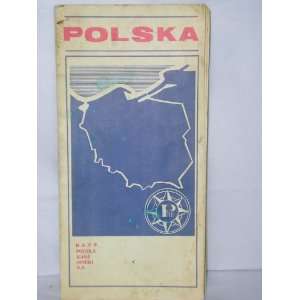 Polska 1972 Map , Pekao (Bank, Polska, Kasa, Opieki, S.A.): Wydawnictw 