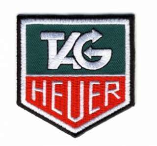 TAG HEUER Iron on Patch F1 racing SPORTS watches  