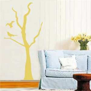    BIRDS IN TREE WALL DECAL LARGE 150CM X 75CM: Home & Kitchen