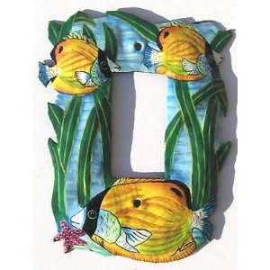  School of Tropical Fish   Single Rocker Switchplate Cover 