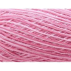 : Free Ship Variegated Cranberry Pink #10 Crochet Cotton Thread Yarn 