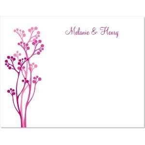  Budding Pink Note Cards 