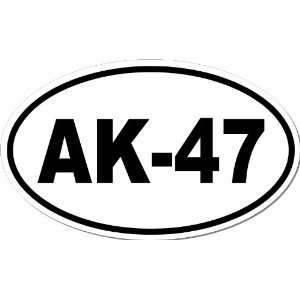  AK 47 AK47 GUN EURO STICKER DECAL BUMPER STICKER 3X5 