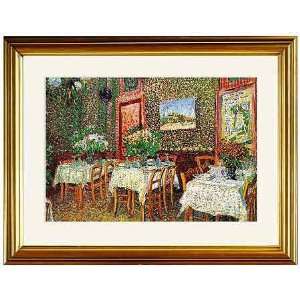  Van Gogh Interior of a Restaurant Framed Print