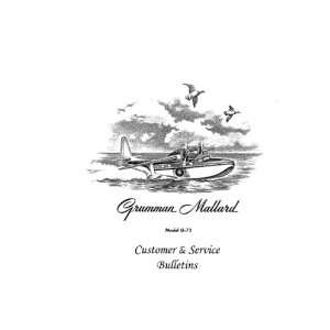   Grumman G 73 Aircraft Service Bulletin Manual Grumman Books