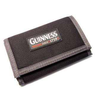 Genuine Licensed Guinness Velcro Wallet black  