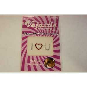 Bundle Vajazzle I Love You Red/Clear and Aloe Cadabra Organic Lube 