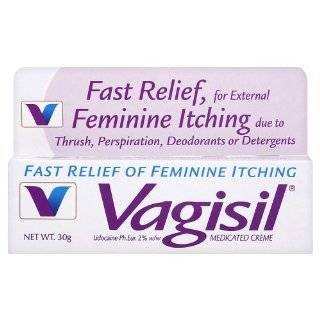 Vagisil Medicated Cream Fast Relief From Feminine Itching   30g by 
