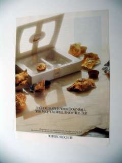 Ferrero Rocher Chocolates 1989 Print Ad  