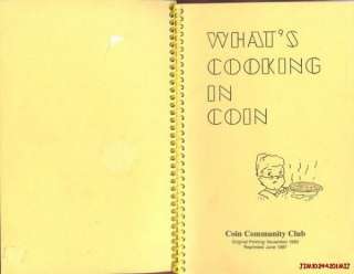 WHATS COOKING IN COIN MINNESOTA CLASSIC FAMILY MIDWEST FOOD RECIPES 