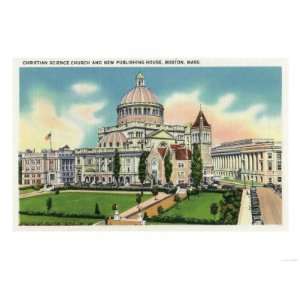   of New Publishing House, Christian Science Church Premium Poster Print